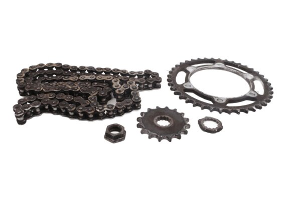 Kedjehjul, pinjong, drivkedja, kedjesats Kawasaki ZX-7R ZX750N 96-99