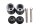 Handlebar weight set vibration compensation racing Suzuki GSF 1200 Bandit WVA9 01-05