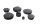 Afdekkapset, framepluggen, kunststofset BMW R 1200 GS K25 0307 R12 04-07
