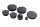 Afdekkapset, framepluggen, kunststofset BMW R 1200 GS K25 0307 R12 04-07