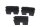 Support en caoutchouc du réservoir de carburant, insert damortissement BMW R 1200 GS K25 0307 R12 04-07