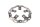 Rear brake disc, drilled, wave profile KTM 1290 Super Duke R 1290SDR/14 14-16