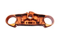 Upper fork bridge, steering head clamp, orange KTM 1290 Super Duke R 1290SDR/14 14-16