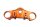 Upper fork bridge, steering head clamp, orange KTM 1290 Super Duke R 1290SDR/14 14-16