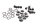 Bromsskivor, skruvsats, distanser BMW R 1200 GS K25 0307 R12 04-07
