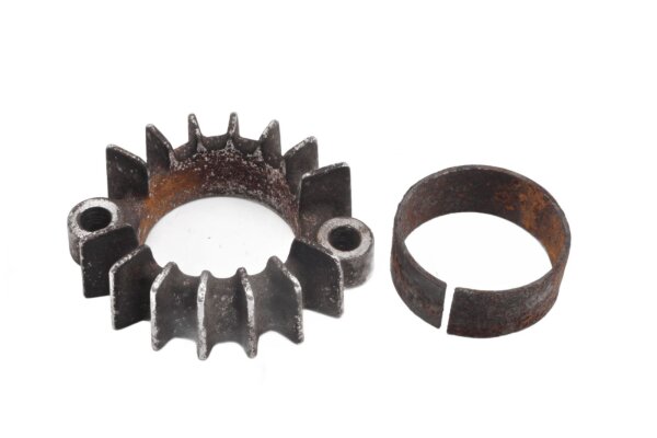 Auspuffkrümmer Schelle Kühlring links Moto Guzzi California III VW 87-93