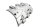 Montaje de la cubierta del portaequipajes BMW R 1200 GS K25 0307 R12 04-07