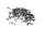 Jeu de vis pour la fixation des garnitures de cadre BMW R 1200 GS K25 0307 R12 04-07
