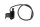 Fuel tank vent hose separator BMW K 1100 LT K589 0526 90-98