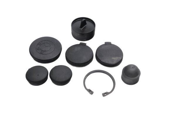Abdeckkappen Gummikappe Verschlussdeckel Set Rahmen BMW R 1100 GS 259 0409 93-99