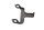 Rekisterikilven pidike, rekisterikilven pidike, kiinnitys BMW R 1100 GS 259 0409 93-99