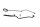 Oil cooler line, oil line, oil cooling system BMW R 1200 GS K25 0307 R12 04-07