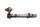 Arbre de levier de vitesses, arbre de sélection, mécanisme de sélection de vitesses, transmission BMW R 1200 GS K25 0307 R12 04-07