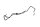 ABS bagbremseslange hydraulisk bremseslange BMW K 1100 LT K589 0526 90-98