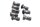 Banjobultsats, bromsledning fram och bak BMW R 1200 GS K25 0307 R12 04-07