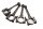 Bielas, cigüeñal, cuatro cilindros Suzuki GV 1400 G Cavalcade GV1400 85-88