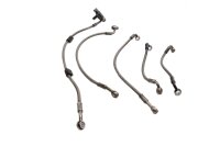 Remleidingenset van roestvrij staal, voor en achter. BMW R 1200 GS K25 0307 R12 04-07
