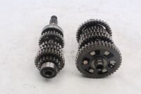 Växellådans huvudaxel, hjälpaxel, komplett växelaxel Kawasaki ZX-7R ZX750N 96-99