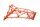 Frame, space tube, orange, front mount KTM 1290 Super Duke R 1290SDR/14 14-16