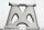 Etuvalon pidikkeen sarvet BMW R 1200 GS K25 0307 R12 04-07