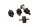 Styrtbøjler, gummibuffere i bunden, vibrationsdæmpere BMW R 1200 GS K25 0307 R12 04-07