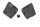 Windschildhalter Seitenabdeckungen Verkleidung BMW R 1100 GS 259 0409 93-99