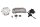 Schlosssatz Steuergerät Tankschloss Zündschloss BMW R 1200 GS K25 0307 R12 04-07