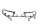 Front crash bars, protective bars Suzuki GV 1400 G Cavalcade GV1400 85-88