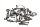 Motorboutenset, resterende framebevestiging Ducati 750 SS ZDM750SC 91-98
