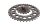 Tandwiel, rondsel, aandrijftandwielset, achter en voor Ducati 750 SS ZDM750SC 91-98