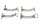 Scatola filtro aria Morsetti Morsetti di fissaggio Filtro aria Ducati 750 SS ZDM750SC 91-98