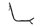 Antler frame holder front right Suzuki GV 1400 G Cavalcade GV1400 85-88