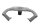 Luggage carrier handle plate rear pannier mount BMW R 1200 GS K25 0307 R12 04-07