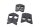 Rubberen buffer bagagedrager montageset BMW R 1200 GS K25 0307 R12 04-07