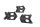 Rubberen buffer bagagedrager montageset BMW R 1200 GS K25 0307 R12 04-07