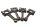 Set di bielle e cuscinetti dellalbero motore HB06F Moto Guzzi California III VW 87-93
