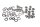 Schraubensatz Bremsscheibe Satz Distanzscheiben BMW R 1200 GS K25 0307 R12 04-07