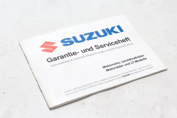 Garantihäfte, servicehäfte, underhållsjournal Suzuki DL 650 V-Strom WVB1 04-06