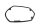 Valve cover gasket set right 7673086 BMW R 1200 GS K25 0307 R12 04-07