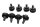 joint de cache-culbuteurs, jeu de boulons de culasse BMW K 1300 R K43 0518 09-15