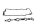 joint de cache-culbuteurs, jeu de boulons de culasse BMW K 1300 R K43 0518 09-15
