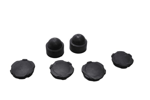 Trippelklämmans täckkåpa, gummipluggar fram BMW K 1200 S K40 K12S 0581 05-08