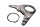 Bagerste bremsekaliberbeslag holderingsbremser Honda VFR 800 FI RC46 98-01