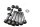 Liaisons de jambe de force, tirants et os complets avec BMW K 1300 R K43 0518 09-15