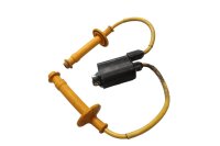 Ignition coil, ignition cable, double coil, yellow,...