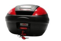 Topplåda, röd, reflektor, lås, nyckel Suzuki DL 650 V-Strom WVB1 04-06