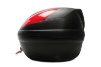 Topplåda, röd, reflektor, lås, nyckel Suzuki DL 650 V-Strom WVB1 04-06