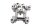 Support de cache-culbuteurs, culasse gauche BMW R 1200 GS K25 0307 R12 04-07