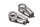 Kædestrammer, svingarm, aksel, tandhjul Honda CB 1000 F Big One SC30 93-96