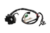 Left handlebar switch for lights, turn signals, and horn...